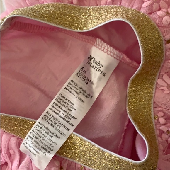 Pink and gold tutu skirt - Picture 3 of 4